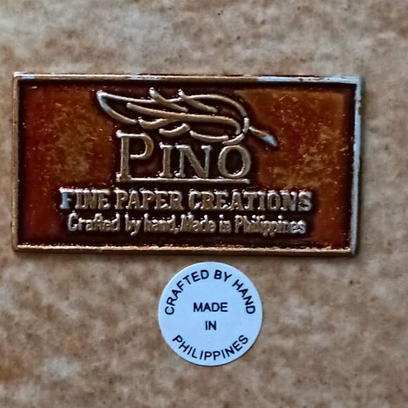 Fern Leaf Round Placemats x 4 PINO Fine Paper Creations Tropical Textured Beach. - Picture 13 of 16